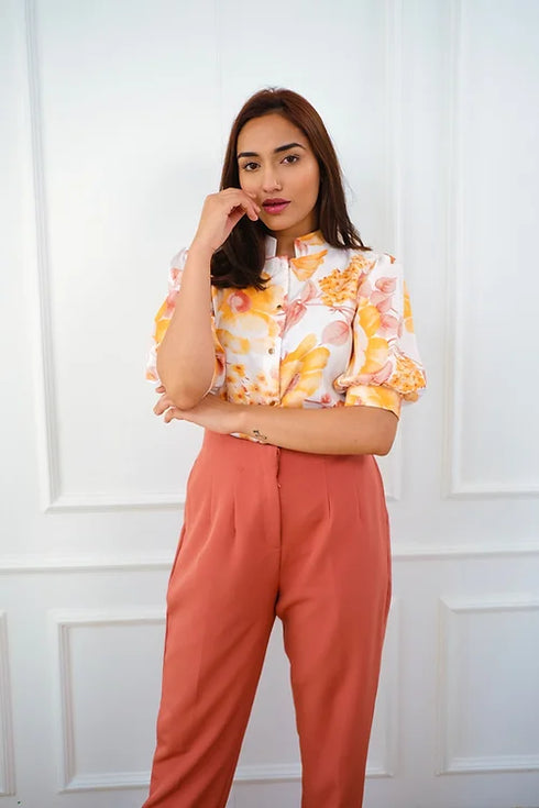 Kate Floral Shirt Coord